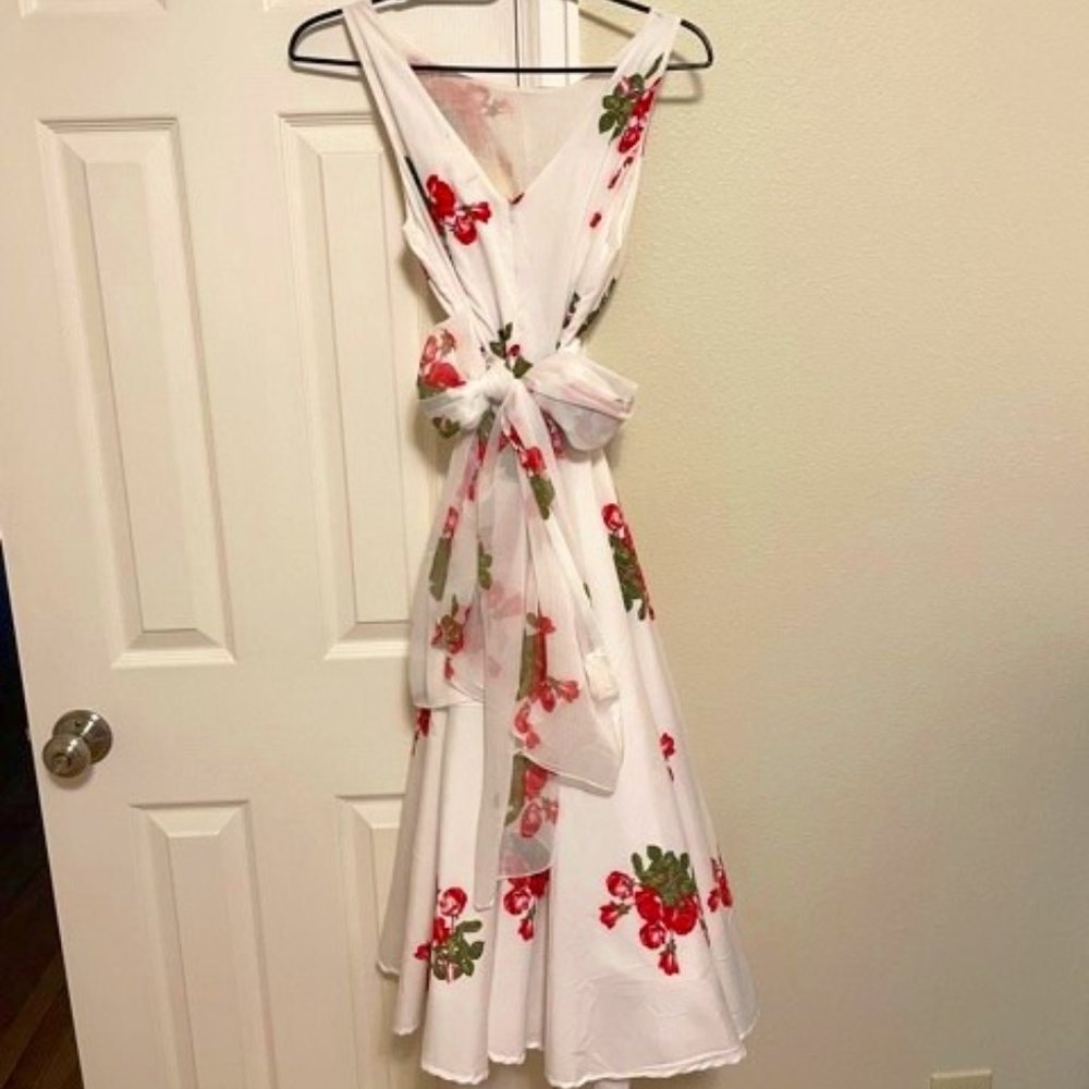 Italian Antica Sartoria White Dress